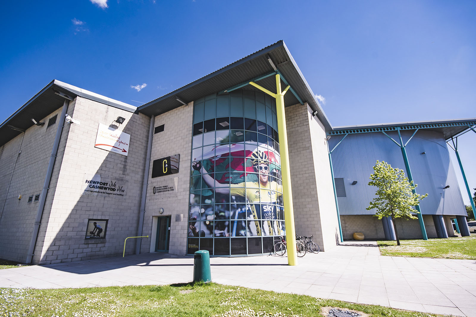 outside building of the Velodrome venue